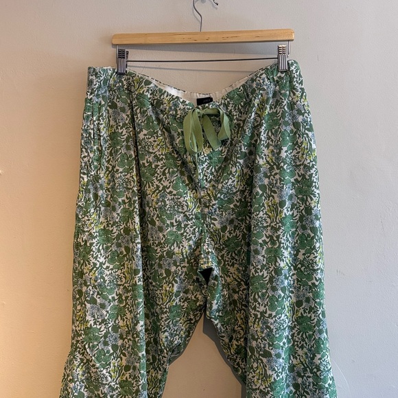 Long-sleeve cotton poplin pajama set in fête floral women’s 3XL - Picture 4 of 8